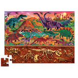 Crocodile Creek 60pc Above & Below Puzzle - Dinosaur