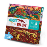 Crocodile Creek 60pc Above & Below Puzzle - Dinosaur