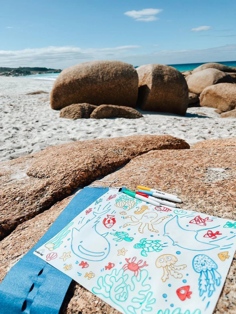 Scribble Mat Under the Sea Reusable Colouring Mat
