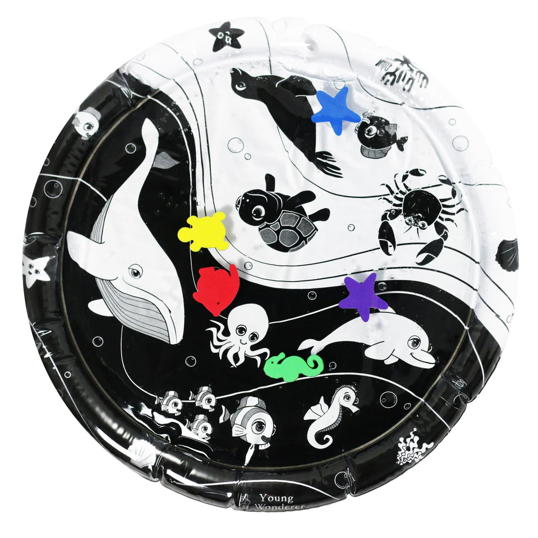 Young Wonderer Under the Sea High Contrast Water Mat