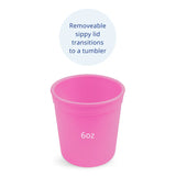 Re-Play Tiny Tumbler with Lid - Bright Pink