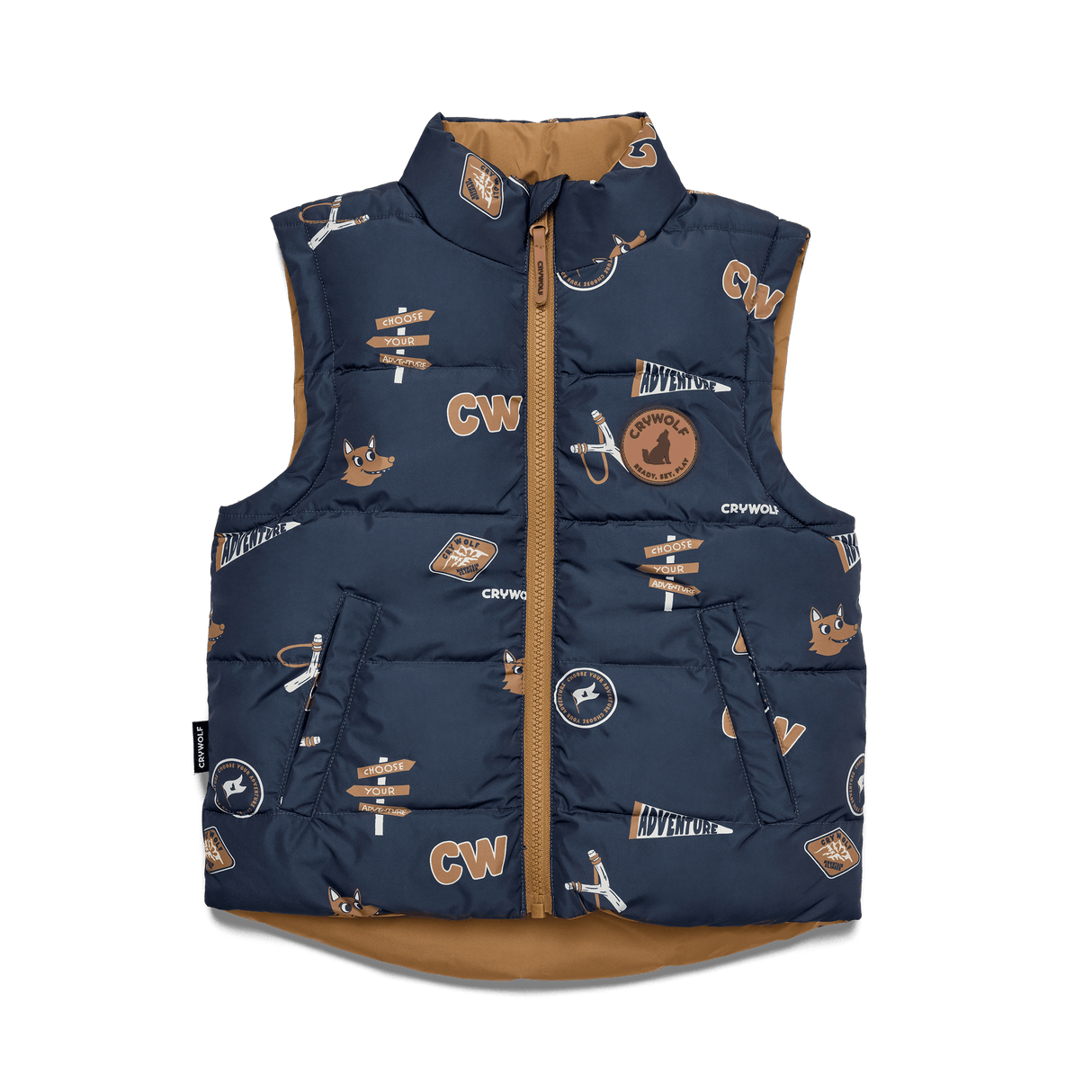 Crywolf Reversible Vest - Choose Your Adventure