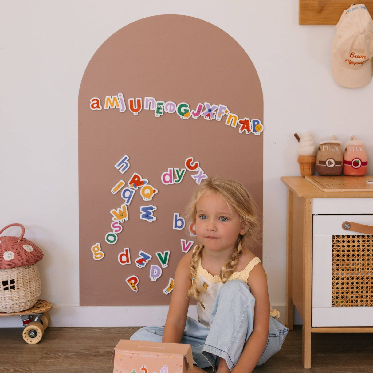 SmartyPals Alphabet Magnet Set - Magnetic Letters for Kids Early Literacy