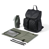 OiOi Signature Nappy Backpack - Black Weatherproof