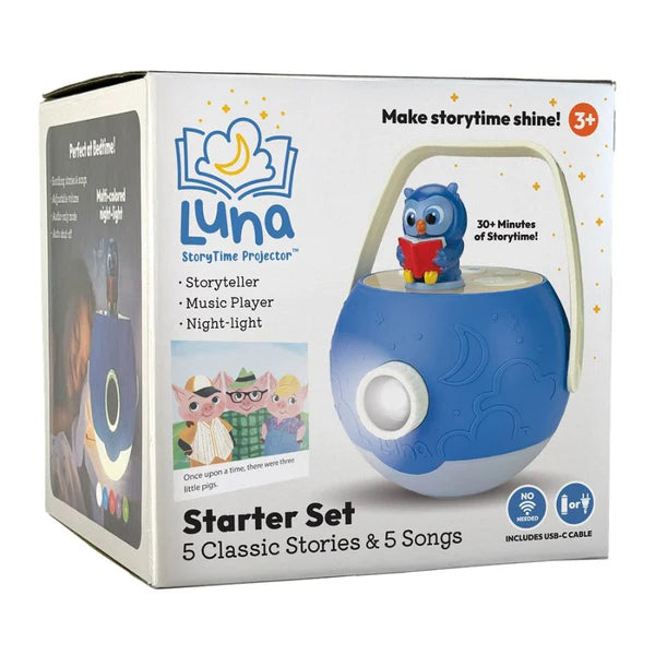 Luna Storytime Projector Starter Set - Classic Stories with Owl