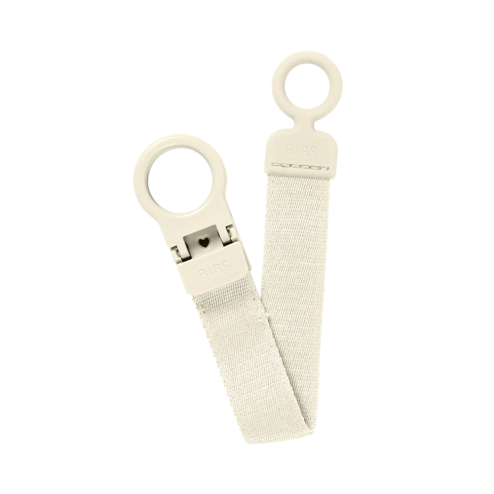 BIBs Pacifier Clip Loop - Ivory