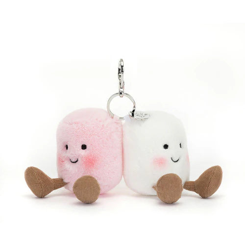 Jellycat Bag Charm Amuseables Pair of Marshmallows