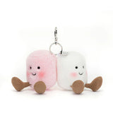 Jellycat Bag Charm Amuseables Pair of Marshmallows