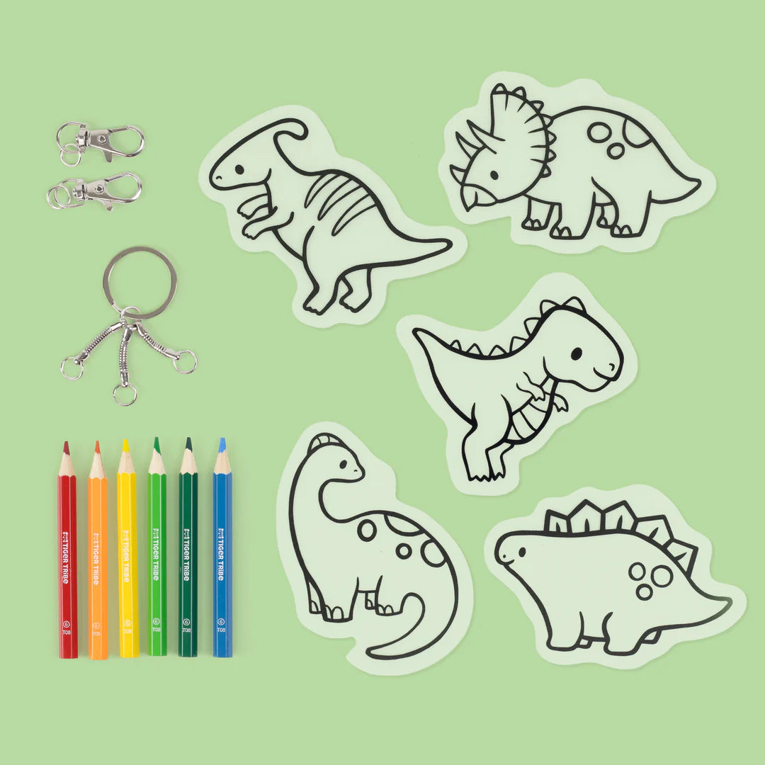 Tiger Tribe Shrinkorama Bag Tag - Dino