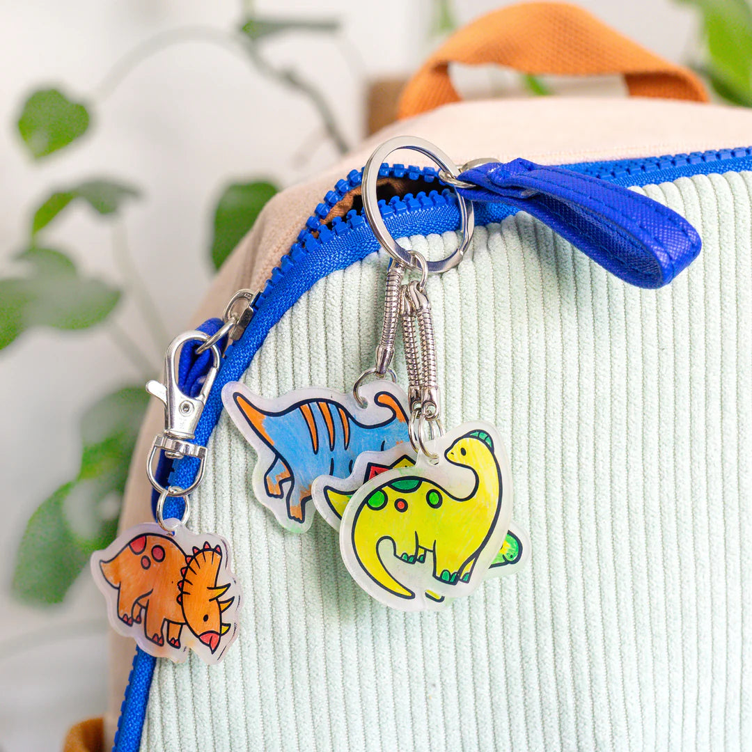 Tiger Tribe Shrinkorama Bag Tag - Dino