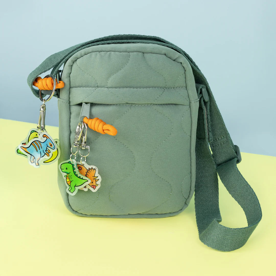 Tiger Tribe Shrinkorama Bag Tag - Dino