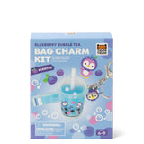 Tiger Tribe Scented Bag Charm Kit - Blueberry Bubble Tea