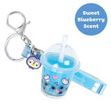 Tiger Tribe Scented Bag Charm Kit - Blueberry Bubble Tea