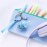 Tiger Tribe Scented Bag Charm Kit - Blueberry Bubble Tea