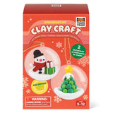 Tiger Tribe Clay Craft - Ornament Kit - Snowman + Tree