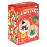 Tiger Tribe Clay Craft - Ornament Kit - Snowman + Tree