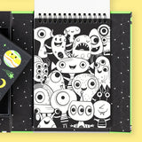 Tiger Tribe Neon Colouring Set - Outer Space