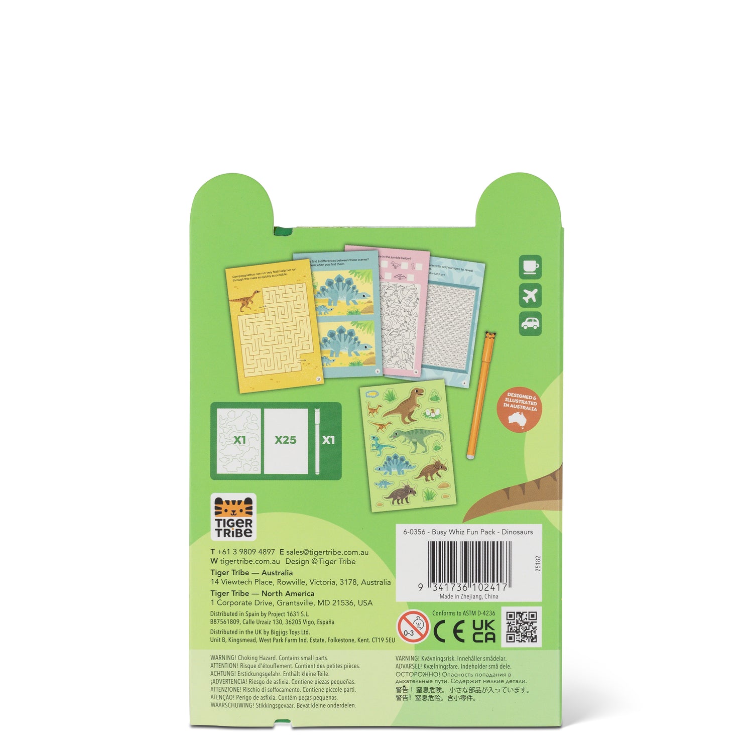 Tiger Tribe Busy Whiz Fun Pack - Dinosaurs