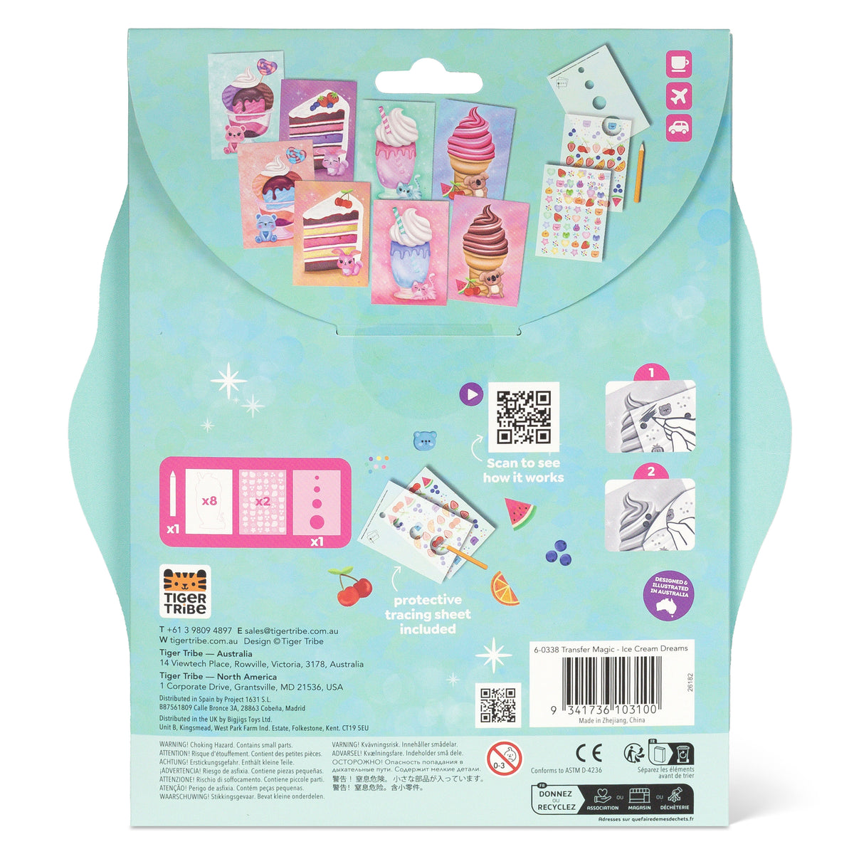 Tiger Tribe Transfer Magic - Ice Cream Dreams