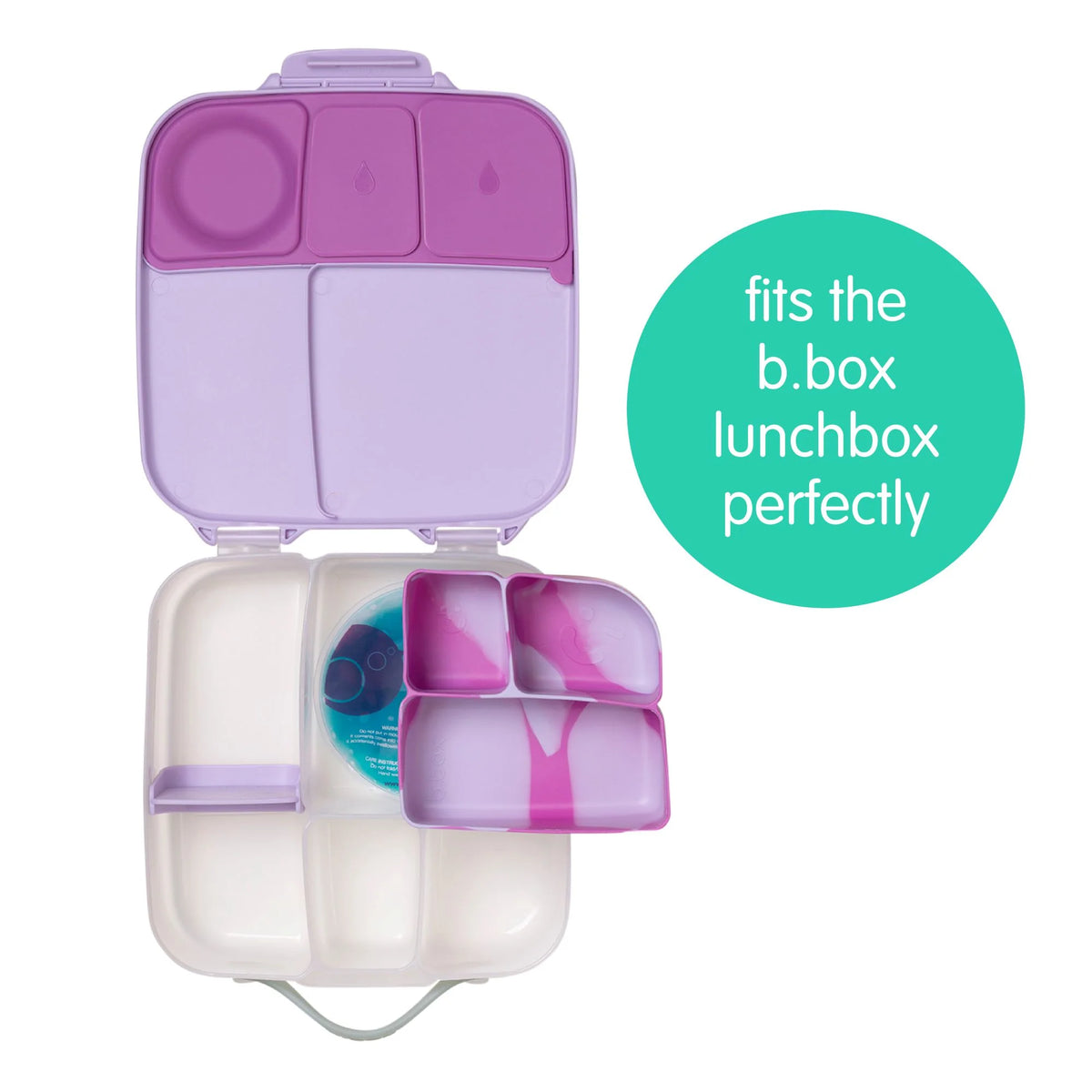 b.box Silicone Bento Buddy Lunchbox - Electric Jungle