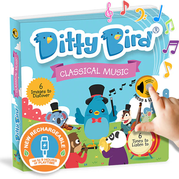 Ditty Bird Classical Music Rechargeable Sound Book