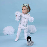 Snuggle Hunny- Arctic Organic Snuggle Sleepsuit Zip Footie
