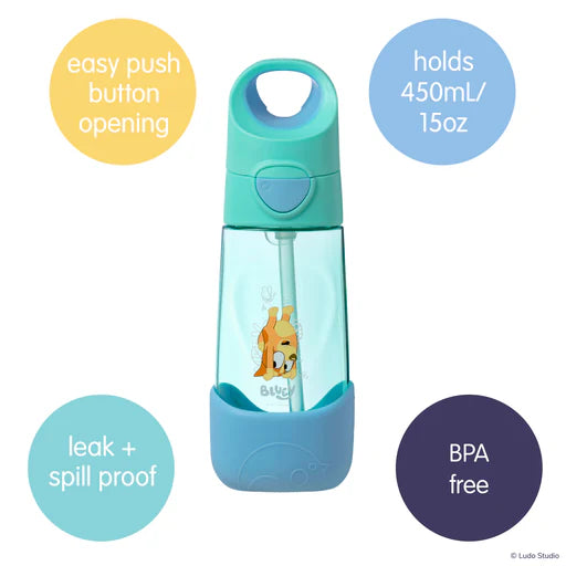 b.box Tritan Drink Bottle 450ml - Bluey by b.box