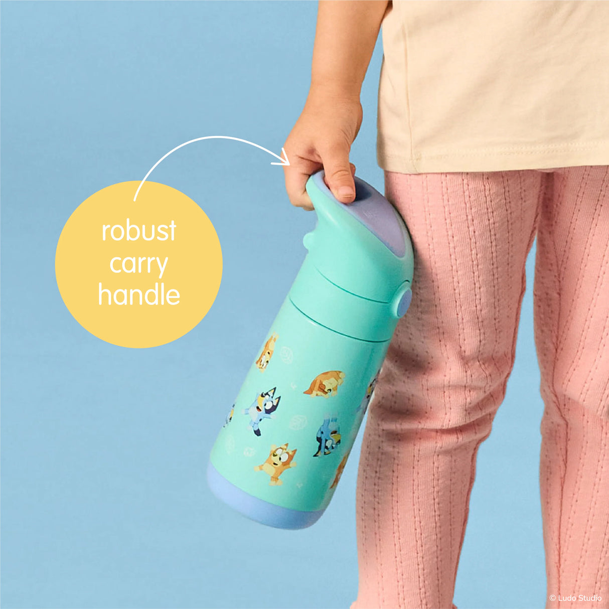 b.box Insulated Drink Bottle 350ml - Bluey by b.box