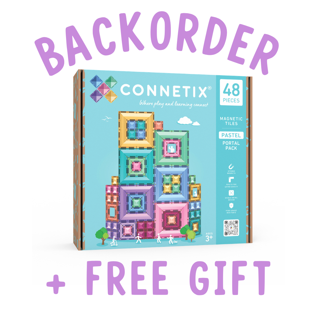 BACKORDER: Connetix Pastel Portal 48 pc