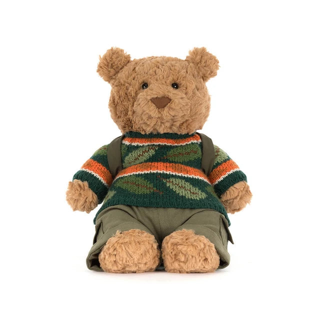 Jellycat Bartholomew Bear Hiking Outfit