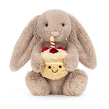 Jellycat Bashful Beige Bunny - Birthday