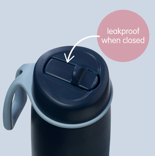 b.box Insulated Flip Top Bottle 690ml - Midnight