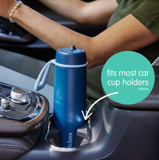b.box Insulated Flip Top Bottle 690ml - Blush Crush