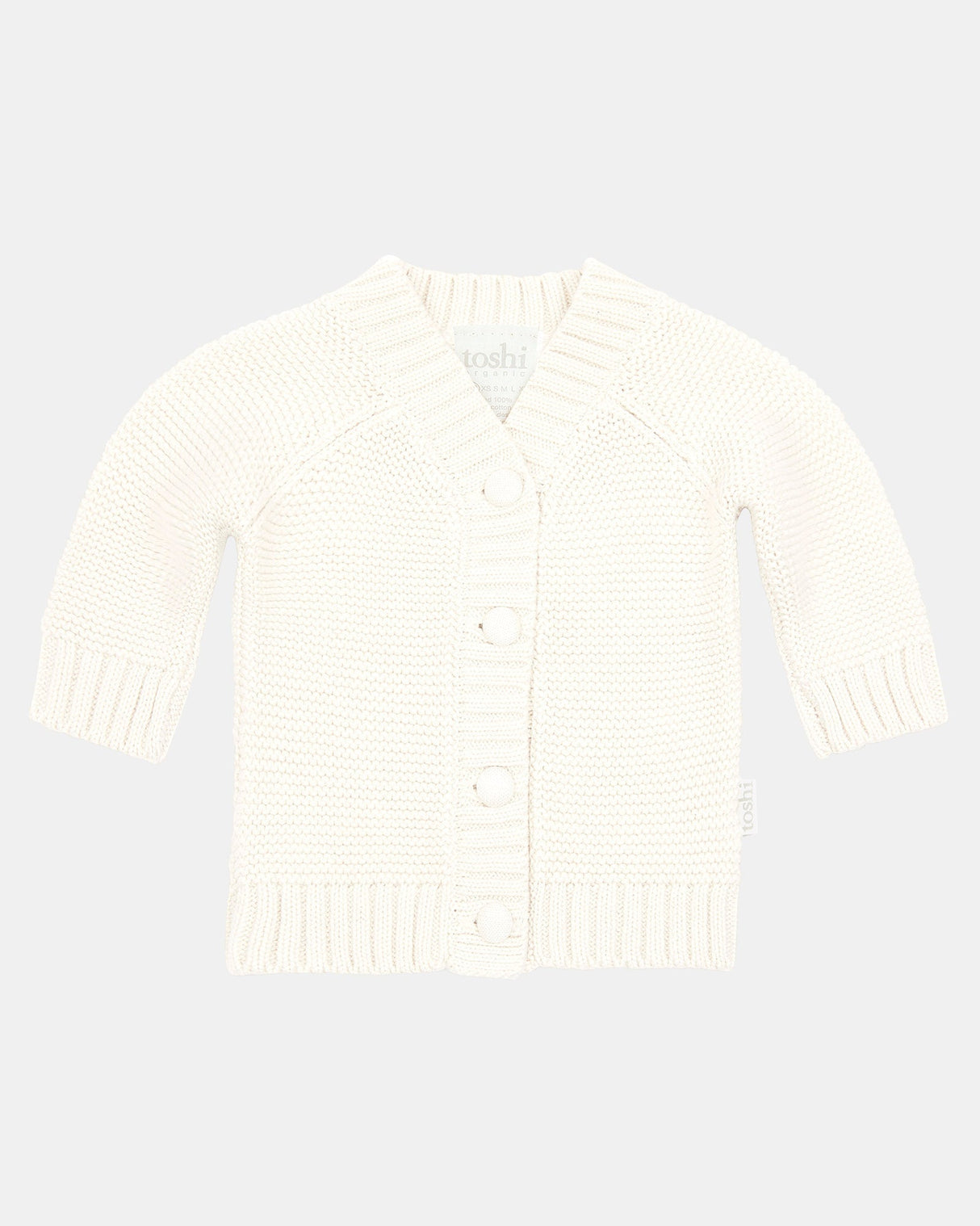 Toshi Organic Cardigan Andy/Cream