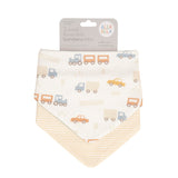 All4Ella Bandana Bib Set - Trucks