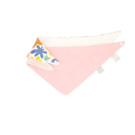 All4Ella Bandana Bib Set - Bright Floral