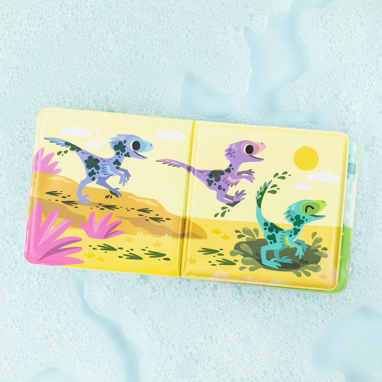 Tiger Tribe Magic Bath Book - Messy Dinosaurs
