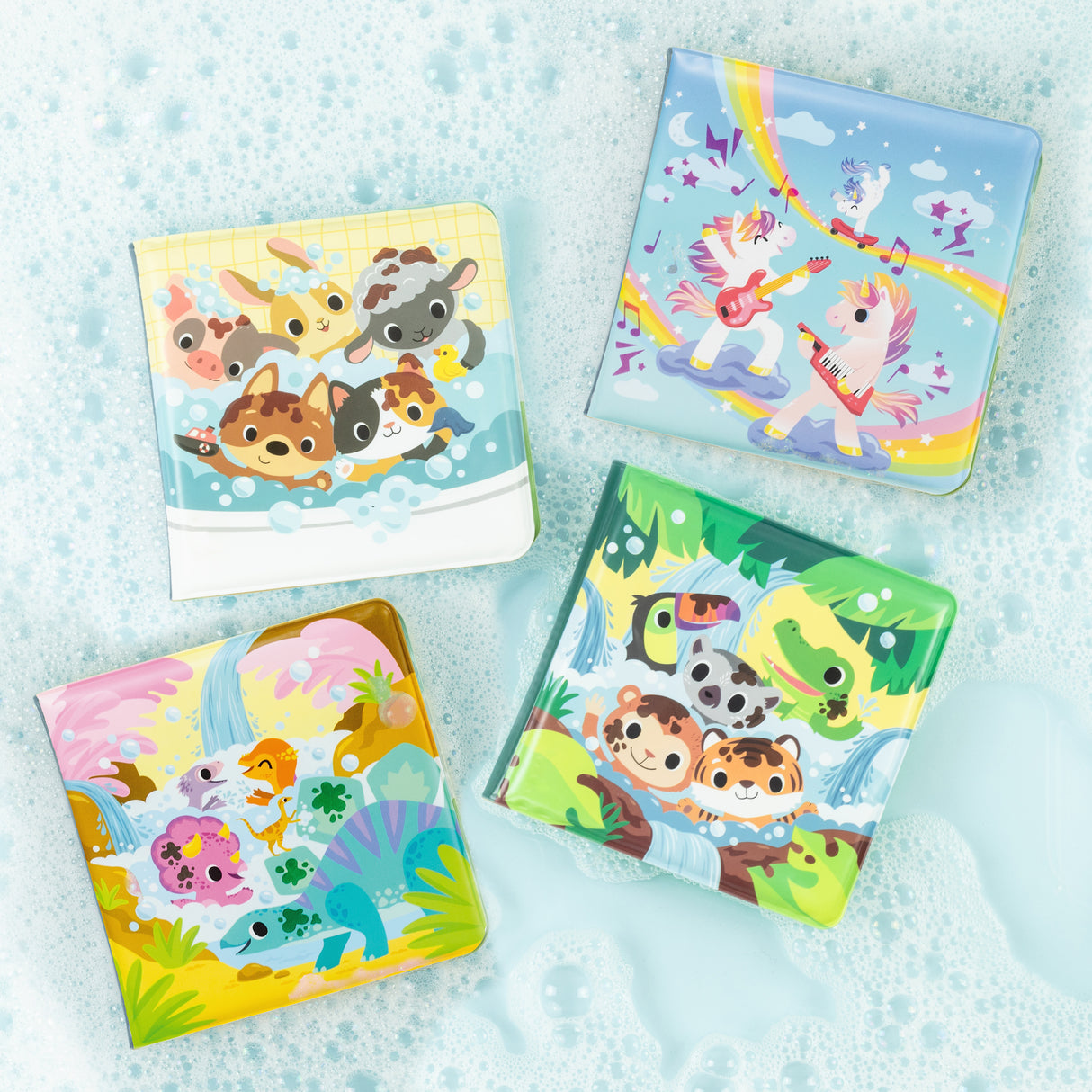 Tiger Tribe Magic Bath Book - Messy Dinosaurs
