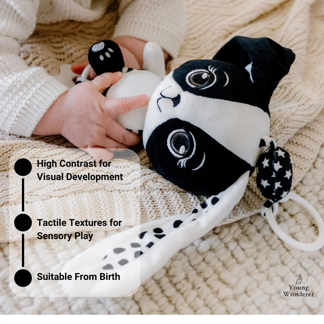 Young Wonderer High Contrast Hanging Pram Toy - Billie the Bunny
