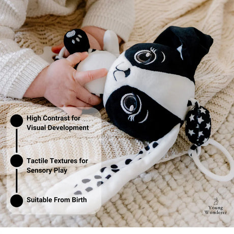 Young Wonderer High Contrast Hanging Pram Toy - Billie the Bunny