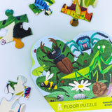 Crocodile Creek Classic Floor Puzzle 36 pc - Backyard Bugs