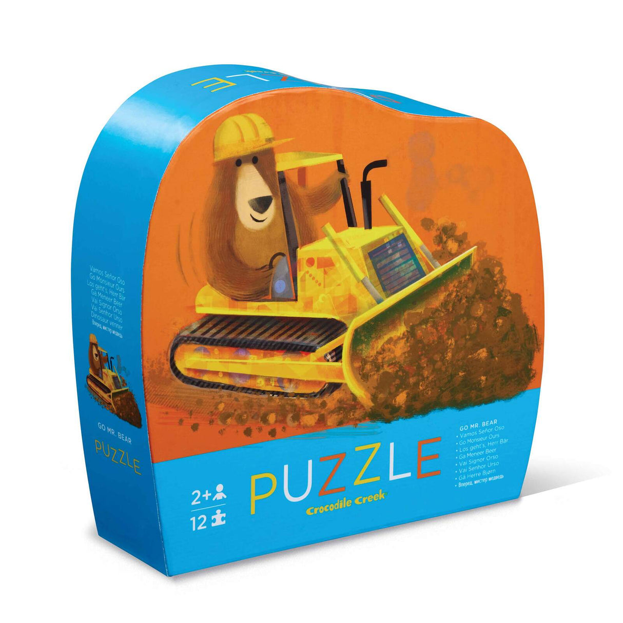 Crocodile Creek Mini Puzzle 12pc - Go Mister Bear