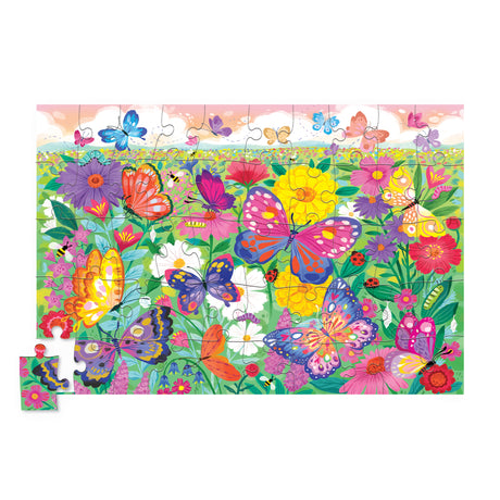Crocodile Creek Holographic Puzzle 50 pc - Butterflies