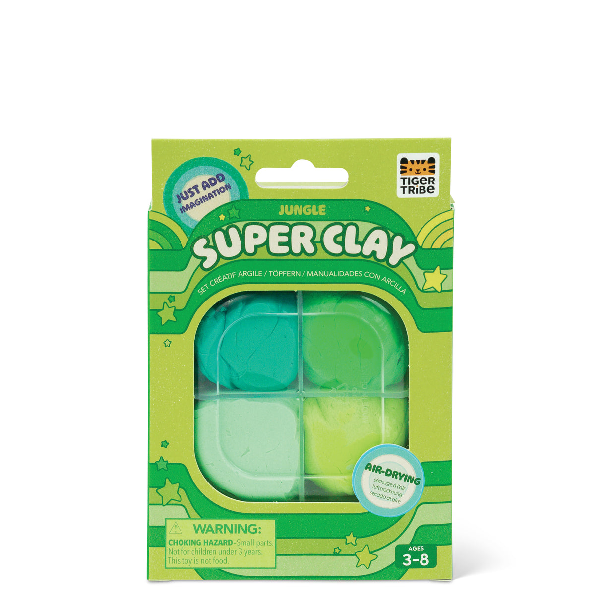 Tiger Tribe Super Clay - Jungle (Greens)