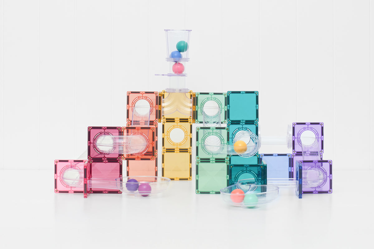 Connetix Pastel Ball Run Pack 114pc