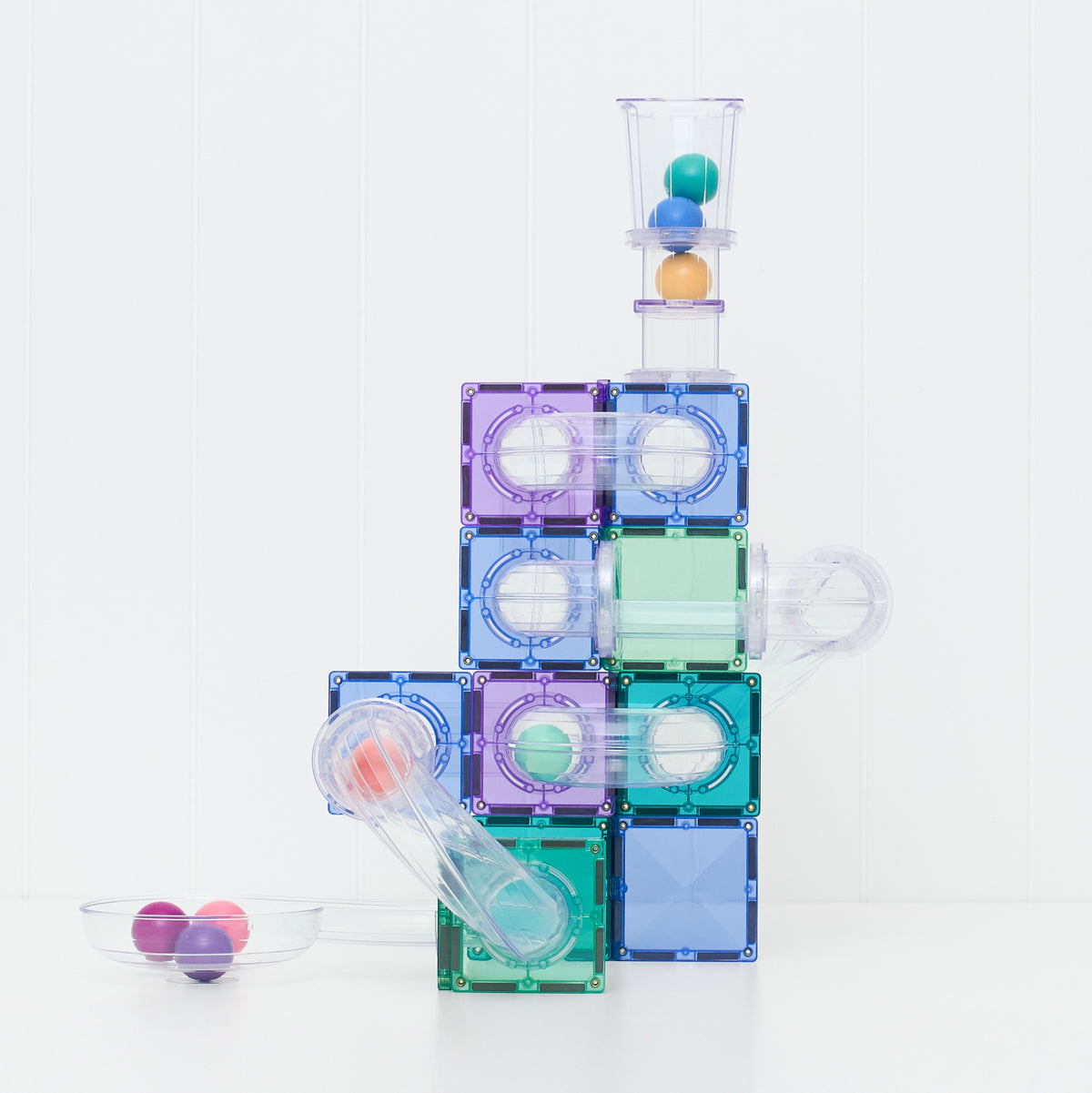 Connetix Pastel Ball Run Pack 114pc