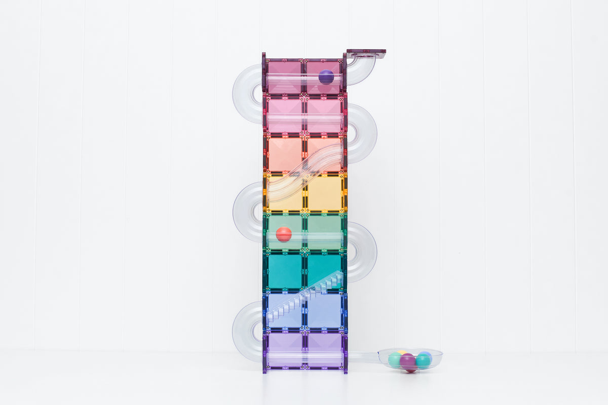 Connetix Pastel Ball Run Pack 114pc