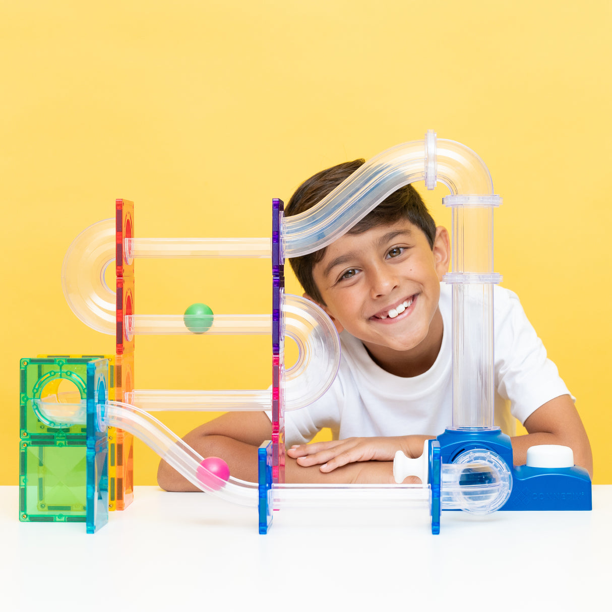 Connetix Ball Run Launcher Pack - 47 pc