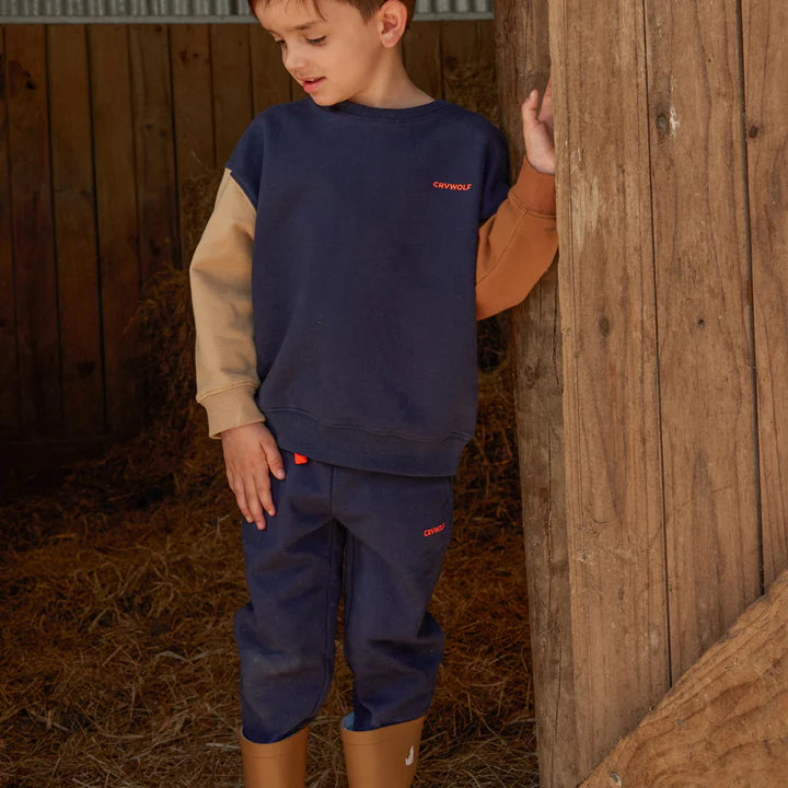 Crywolf Chill Trackpant - Indigo