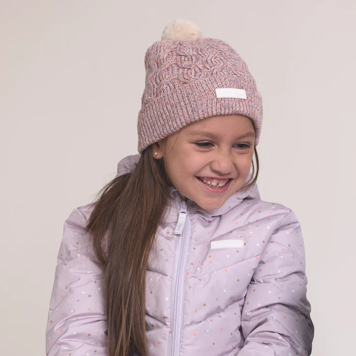Crywolf Pom Pom Beanie - Heather Speckle
